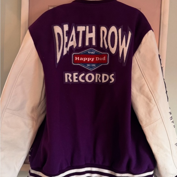 Death Row Records Purple and White Jacket - Picture 11 of 11